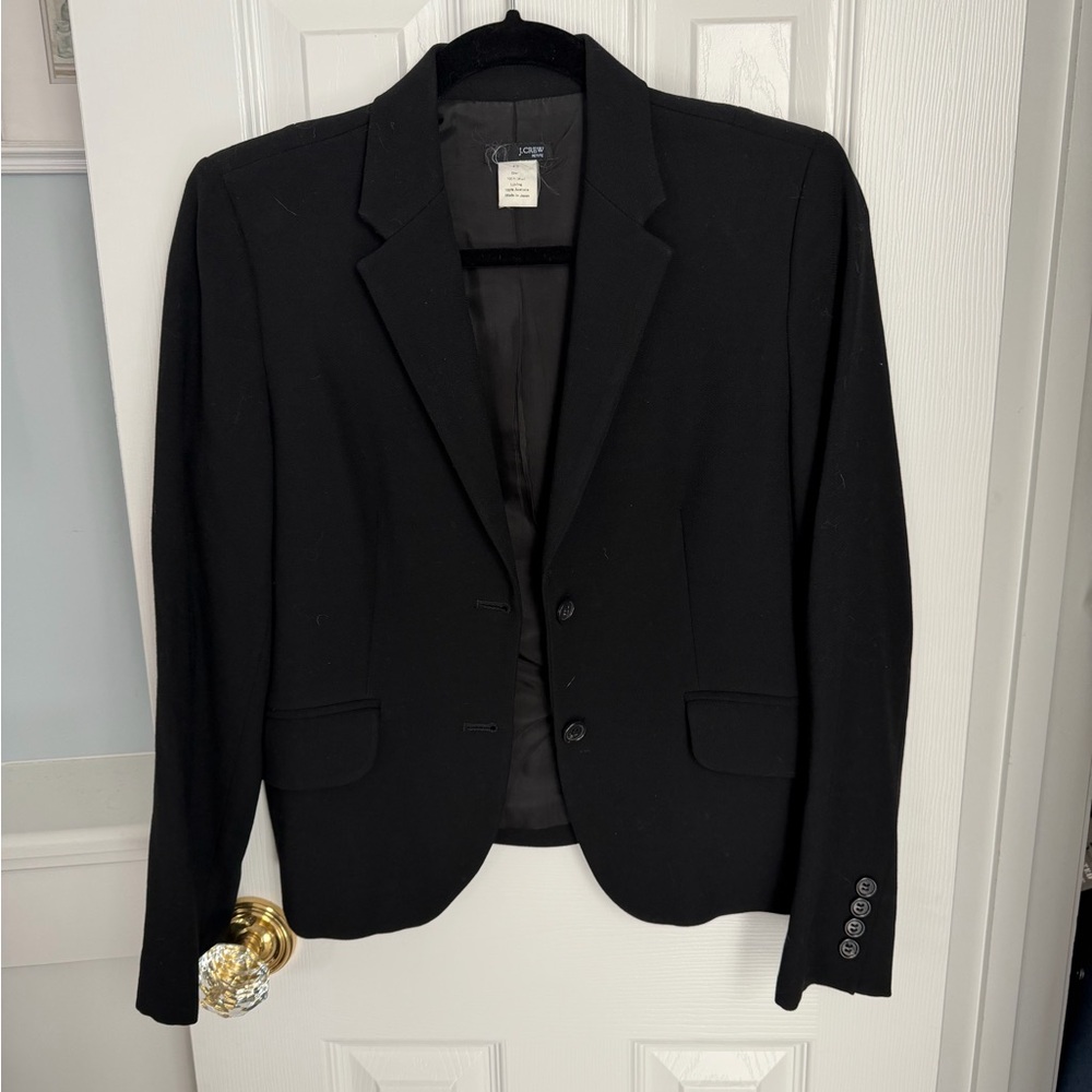 J. Crew Elegant Black Womens Blazer